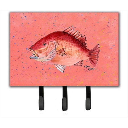 Carolines Treasures 6 x 9 in. Strawberry Snapper Leash or Key Holder 8351TH68